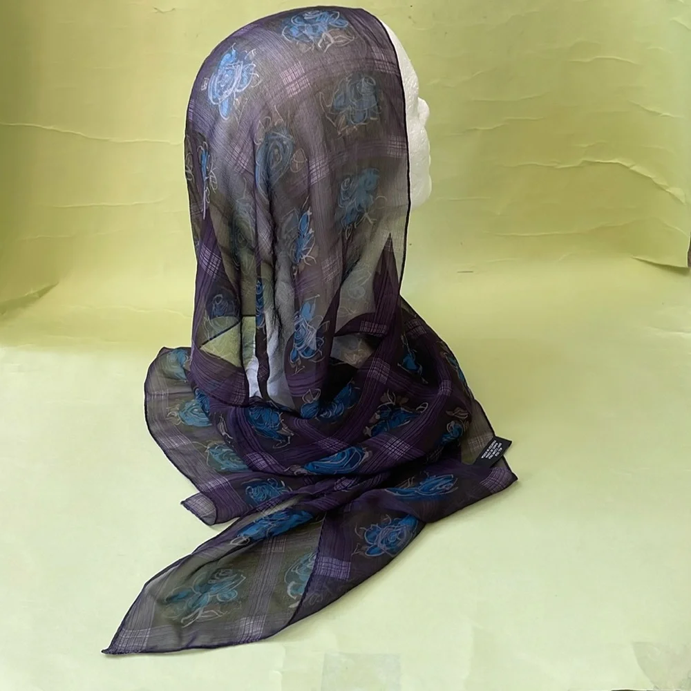 Vintage multicolored Kenneth Cole silk scarf